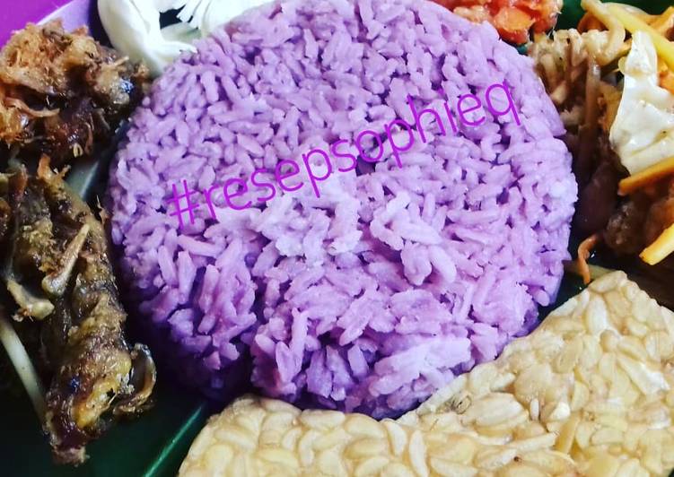 Resep Nasi Ubi Ungu Komplit Yang Enak